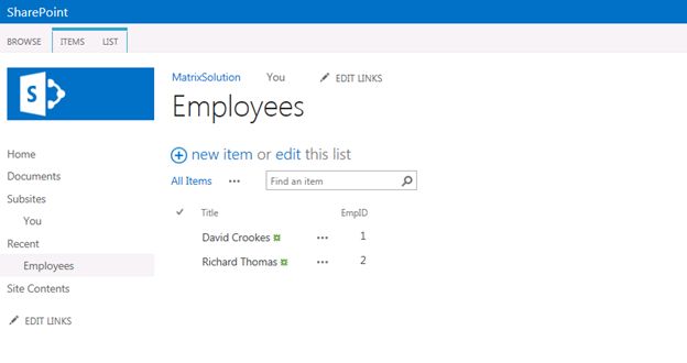 Display Deleted item